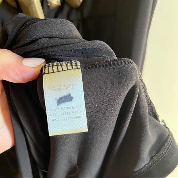 Black Sleeveless Scoop Neck Level Eight Cocktail Dress, Size XL - Picture 4 of 6